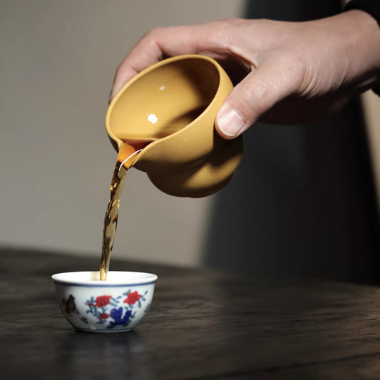 宜兴紫砂【葫芦公道】精品段泥180CC福禄公道杯分茶器实用功夫茶具