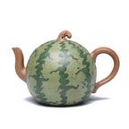 宜兴紫砂壶仿生西瓜壶降坡泥功夫茶具套装家用小品薄胎泡茶壶批发