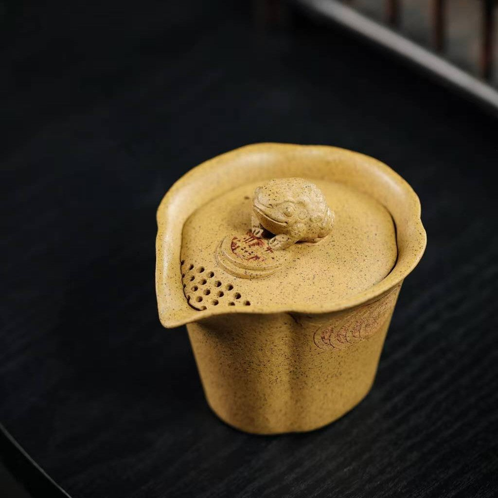 宜兴紫砂壶段泥招财手抓壶泡茶壶盖碗120cc