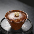 宜兴原矿紫砂主人杯茶杯90CC/70CC柴烧手工文人小口杯子茶碗盖碗茶具配件