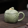 宜兴紫砂主人杯茶杯230CC手工创意仿生白菜百财蜗牛杯功夫品茗杯盖杯