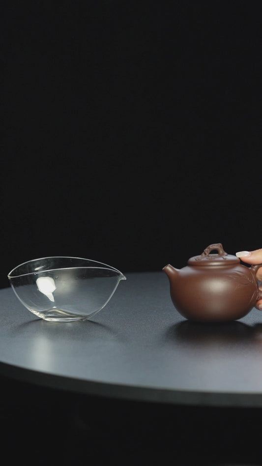 储立之大师 | 紫砂业界标杆👍中国陶瓷艺术终身成就奖重器【梅竹双清壶】原矿特级紫泥· 340cc