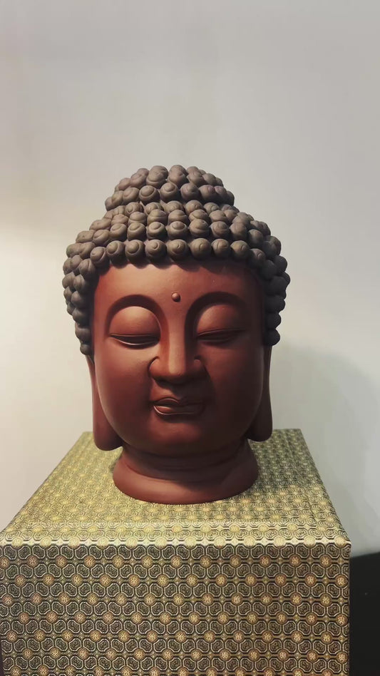 精品茶宠推荐【大佛头】🔥 泥料：原矿紫泥，原矿黑泥