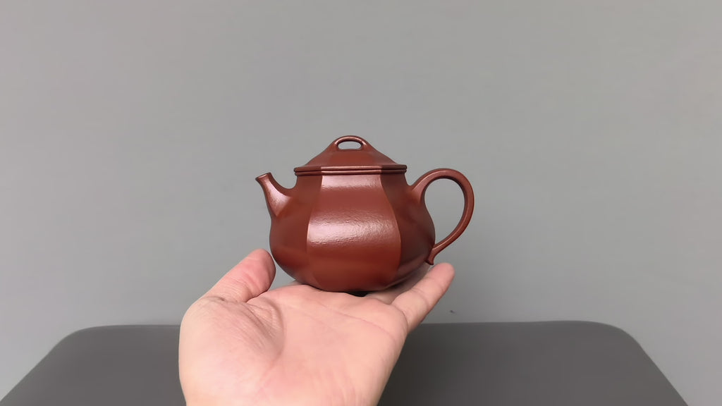 耿浩·方器臻藏 紫砂界80后扛鼎之作·著名方器巨匠臻品《六方灵珠壶》原矿极品大红袍 170cc