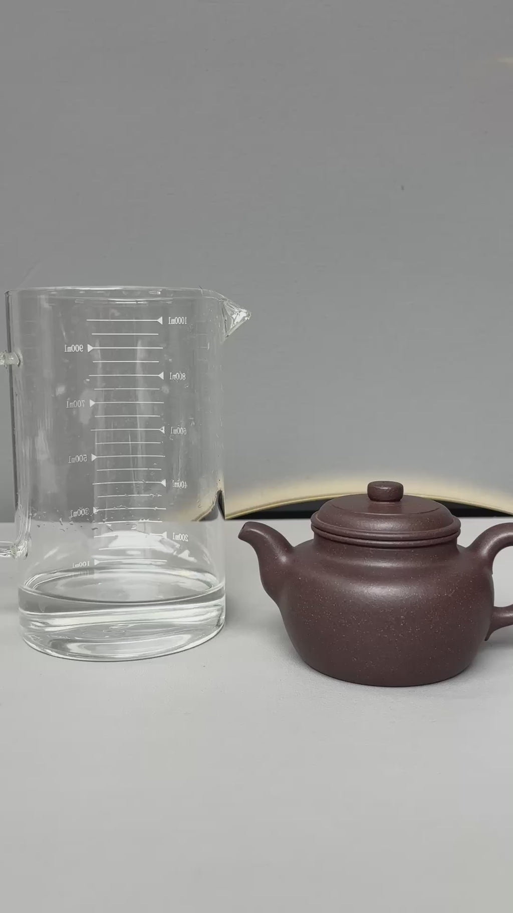 紫砂珍藏级精品｜省大师吴培林高徒·王雅丽 制【大蕴德钟壶】原矿优质天青泥·230cc