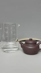 紫砂珍藏级精品｜省大师吴培林高徒·王雅丽 制【大蕴德钟壶】原矿优质天青泥·230cc