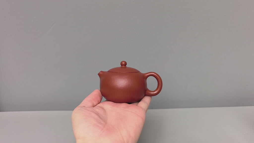 范泽锋大师高徒·省大师邱爽紫砂潜力重器【西施壶】原矿优质粗砂朱泥·120cc