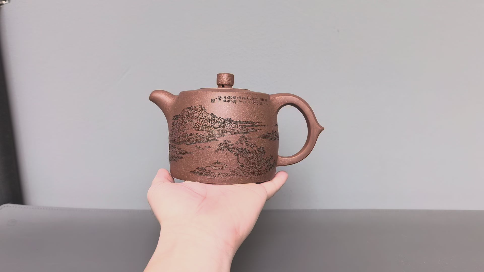 宏林山水·礼藏天下｜陈宏林大师传世巅峰臻品【井栏壶】原矿极品段泥·580cc