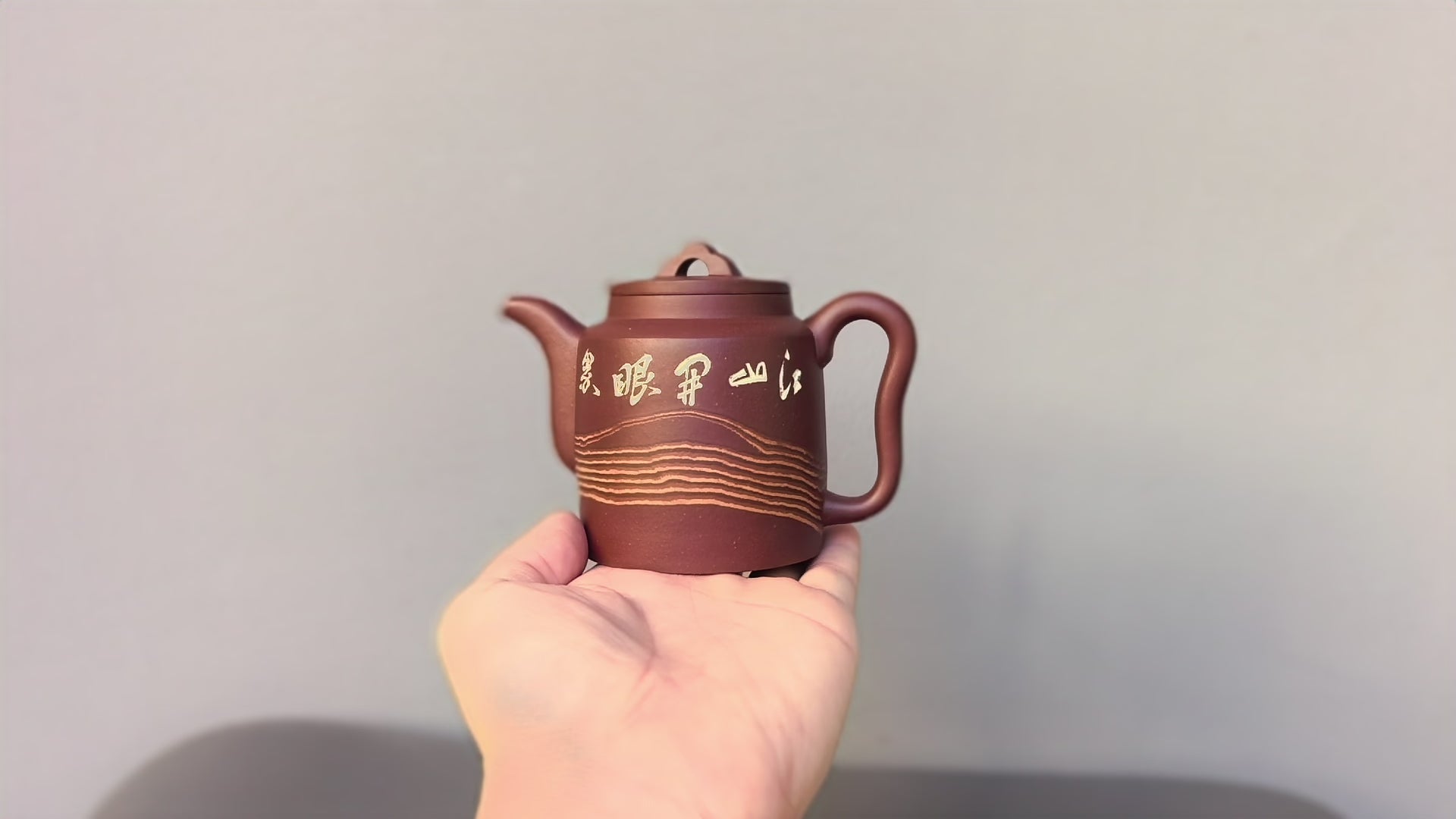 储立之大师｜中国陶瓷艺术终身成就奖获得者｜典藏重器【汲直壶】原矿优质紫泥绞泥·180cc