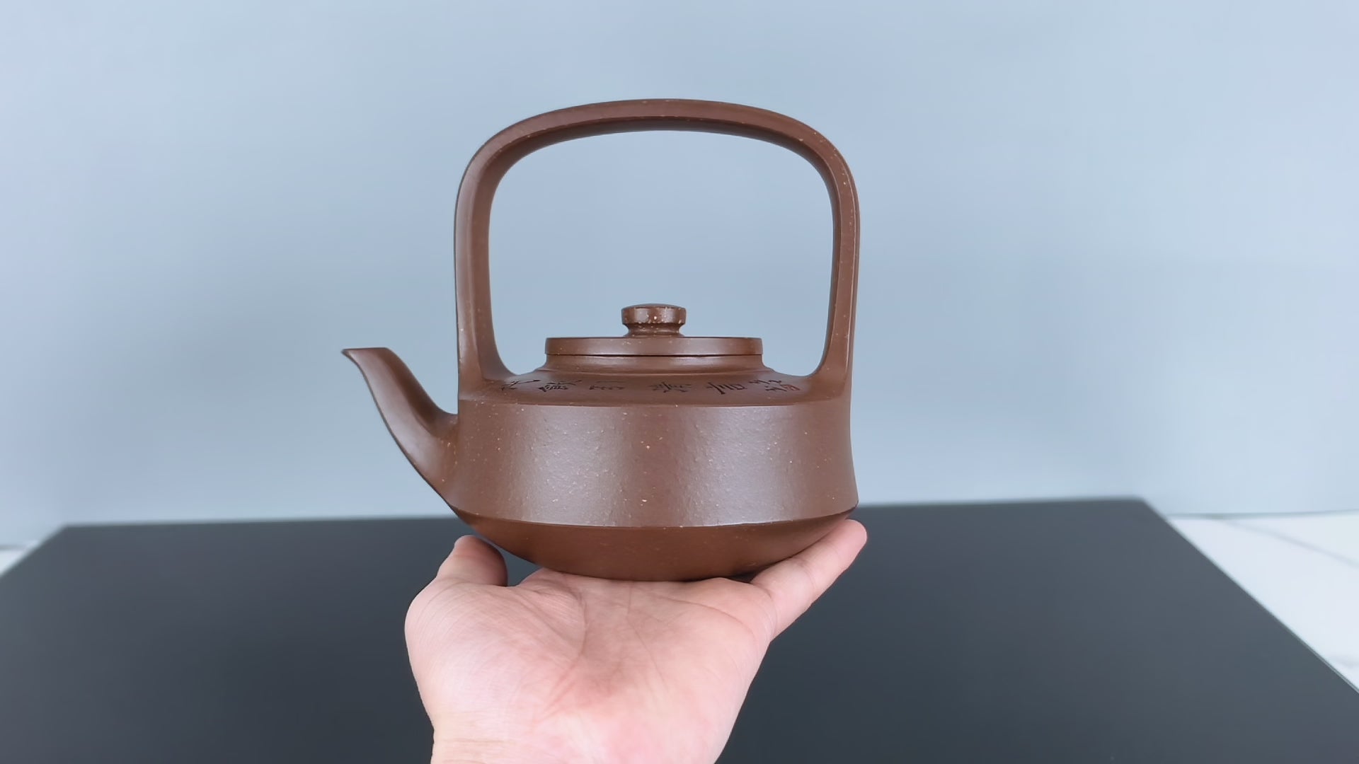 储立之大师｜中国陶瓷艺术终身成就奖获得者｜典藏重器【提壁提梁壶】原矿优质紫泥·550cc