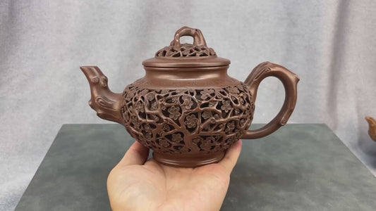 程辉大师《镂空笑樱》收藏级重器 原矿极品底槽清·480cc