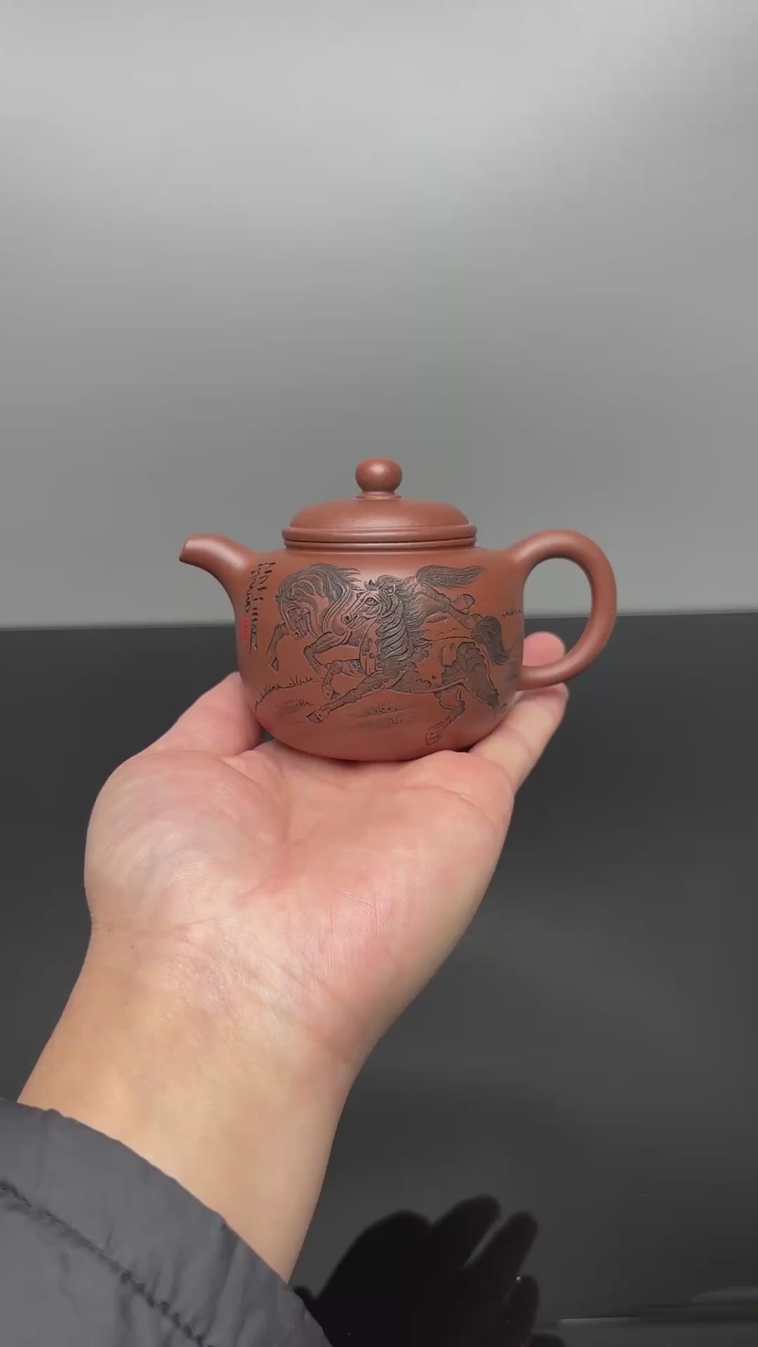 中华神刀·刻绘巅峰 杨喜雨大师顶流臻品《匏尊壶》 原矿极品底槽清·190cc