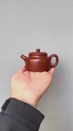 范泽锋大师高徒·省大师邱爽紫砂潜力重器【德钟壶】原矿优质粗砂朱泥·110cc