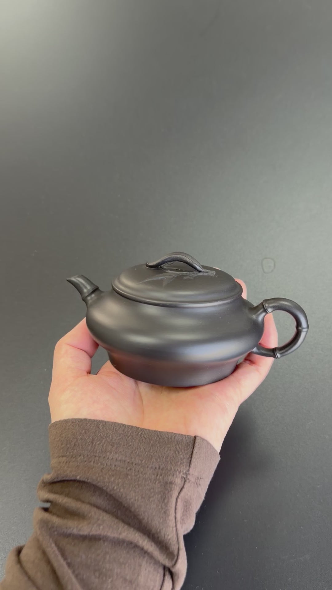 虚竹·小精品·160cc 极品底槽清古法还原烧 泥色古朴润泽