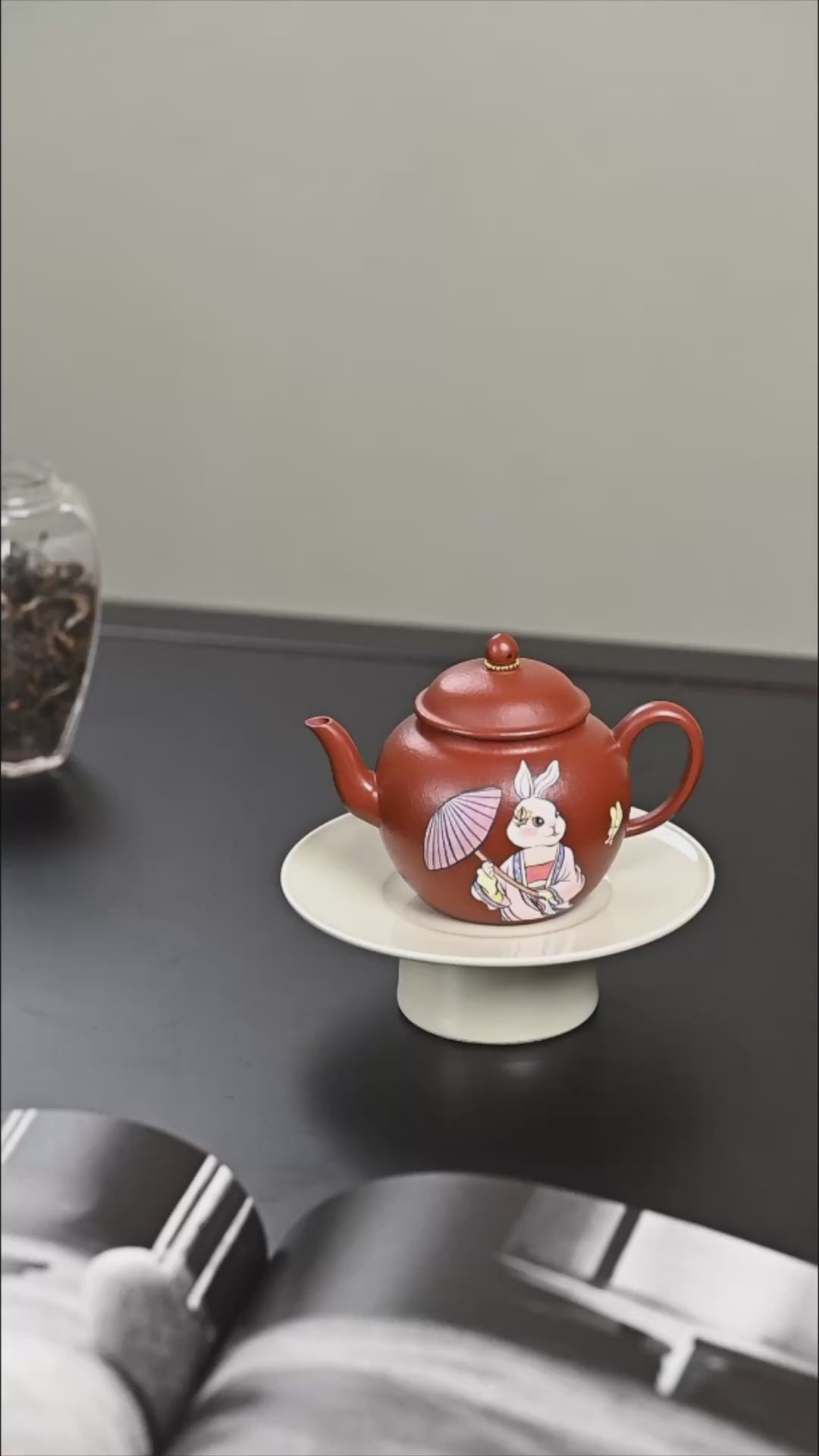 『宫灯』 极品皱皮朱泥·容量150cc·9孔出水·王老师（国家级工艺美术师）