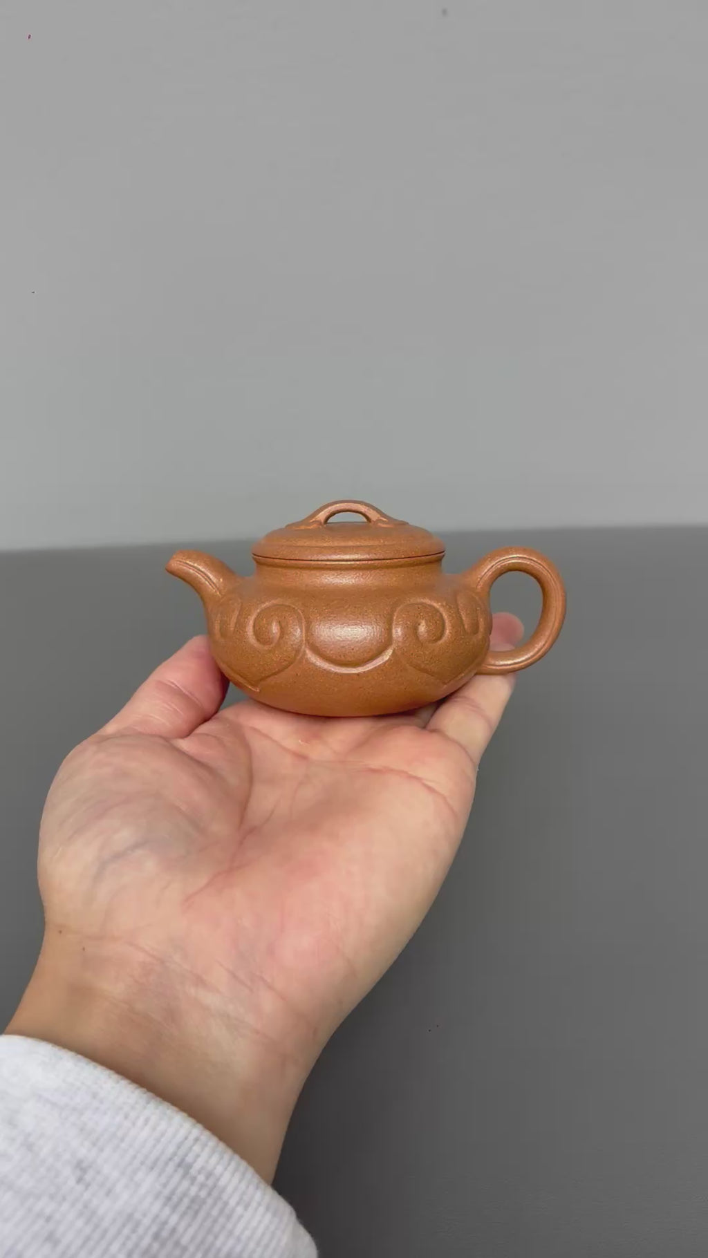 新品🆕仿古如意壶｜实用小品茶器  原矿优质老段泥·120cc 著名紫砂艺人 路遥 精制
