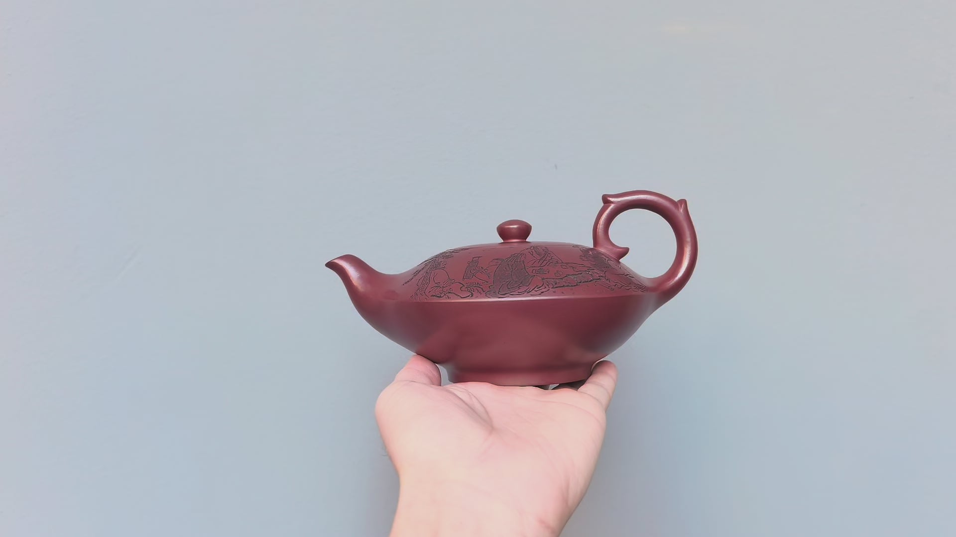 顾景舟大师高徒·双国大师李昌鸿之作【朱雀壶】原矿优质龙血砂·550cc