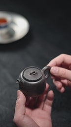 德润壶 | 【设计款 半手工手作 优质紫泥高温柴烧 100cc民间实力派作品 】