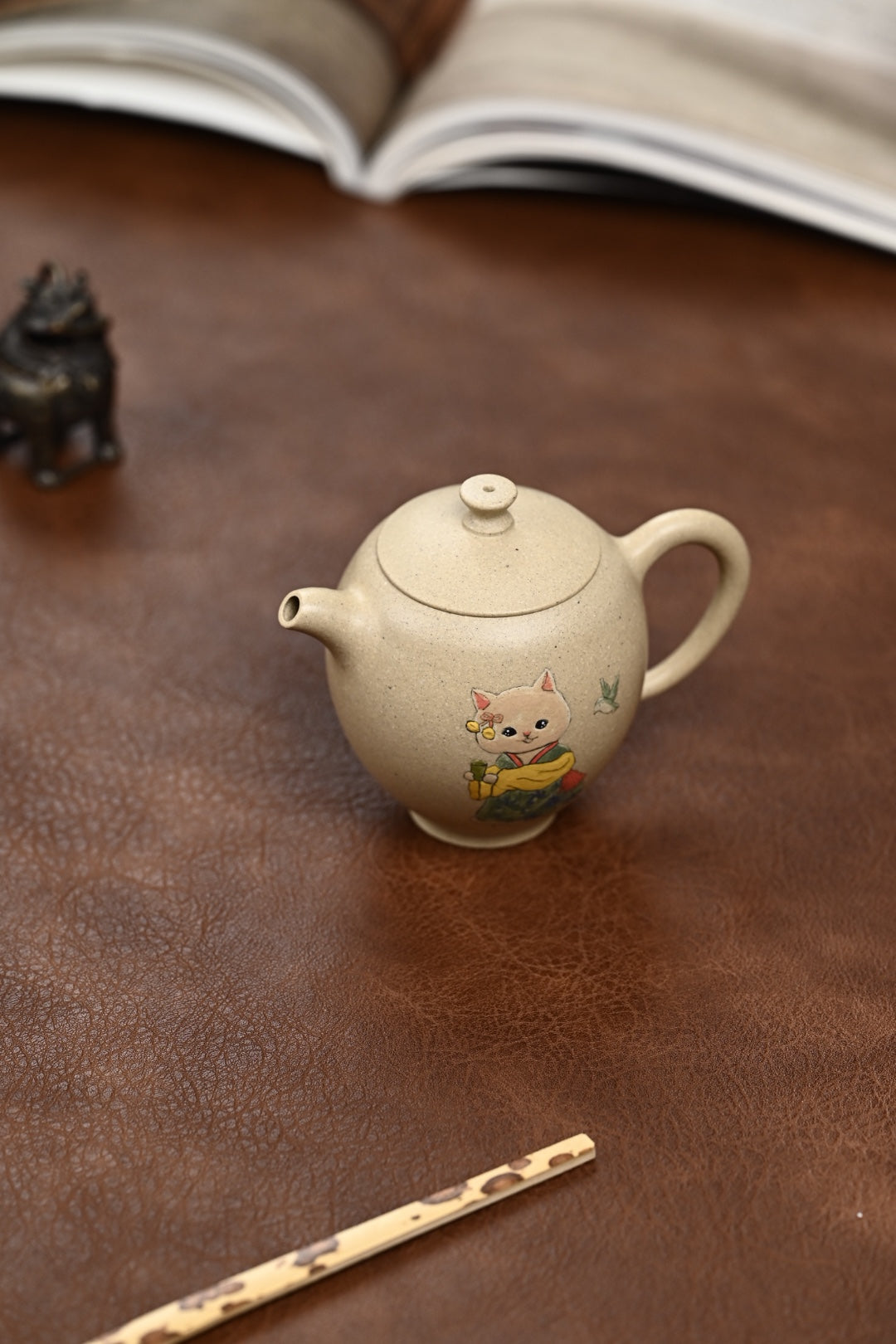 特惠· 『怀隐』 泥绘·本山绿·容量180cc·7孔出水·内推网孔·王老师