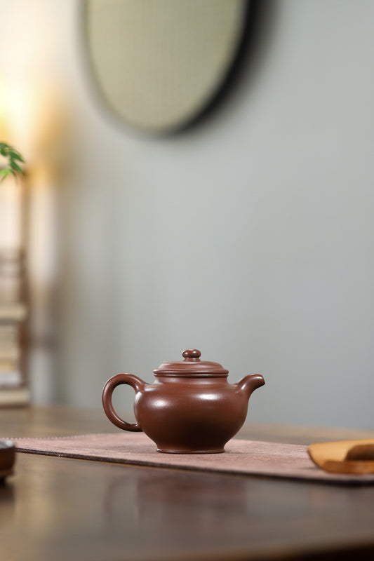 【掇只】 陈老师（国家级工艺美术师）原矿文革泥 250cc 内推球孔
