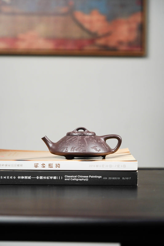 合瓢·全手工国工许艳萍作品 /160cc·原矿天青泥
