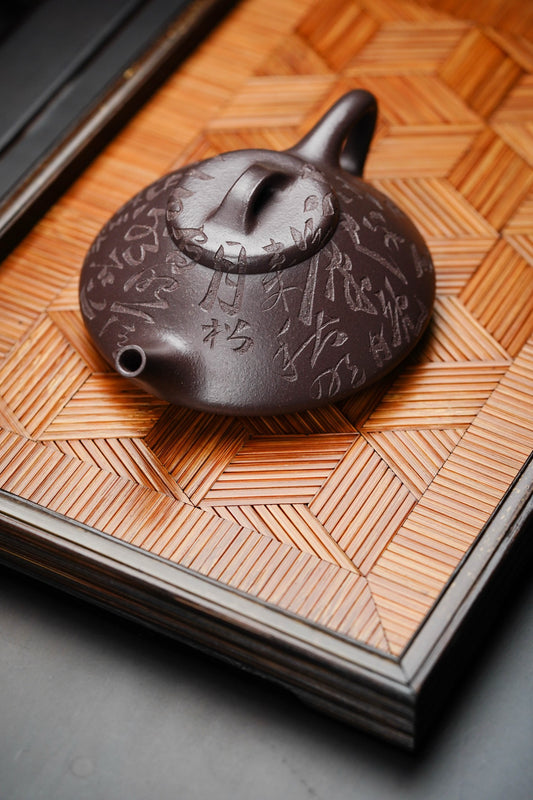 合瓢·全手工国工许艳萍作品 /160cc·原矿天青泥
