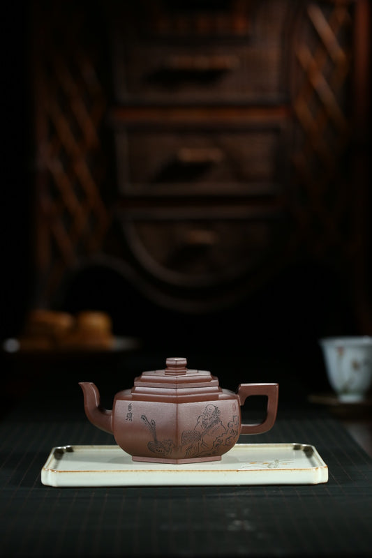 全手工制作【六方雪华】曹美好 (国家级工艺美术师) 矿底槽清