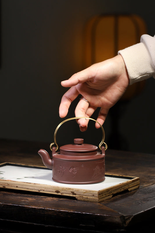 【矮洋桶】 范俊华 （国际级工艺美术师） 原矿紫泥