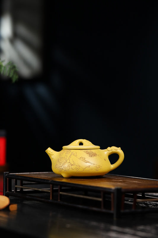 【景舟石瓢】龚彧（国家级工艺美术师）原矿黄金段泥