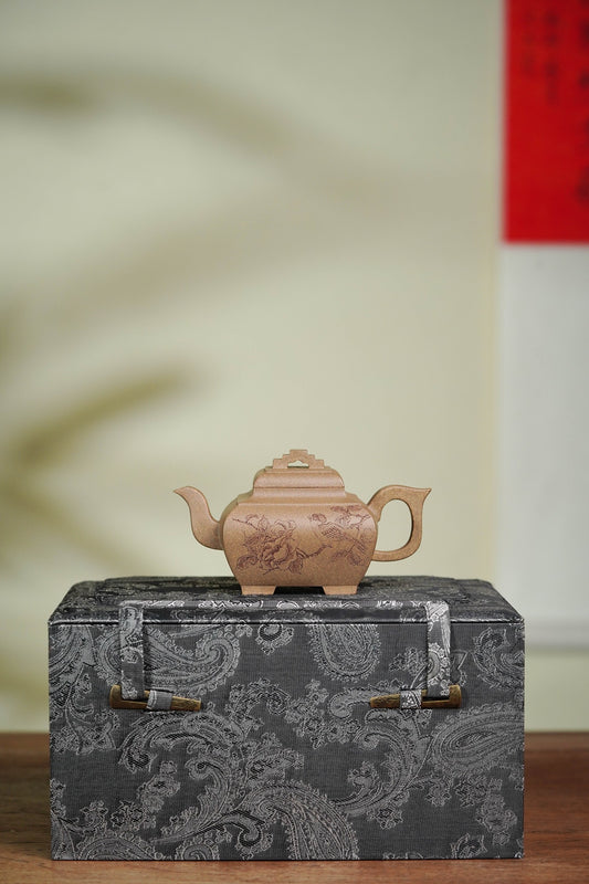 四方桥鼎·内推球孔/160cc·原矿段泥