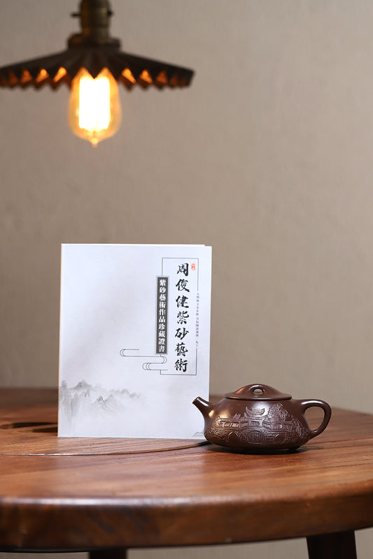 【景舟石瓢】 周俊健 泥料原矿紫泥 容量230cc