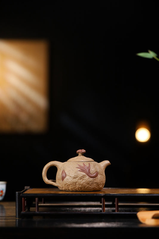 【隐龙供春】 范俊华（国家级工艺美术师）原矿老段泥 280cc 7孔