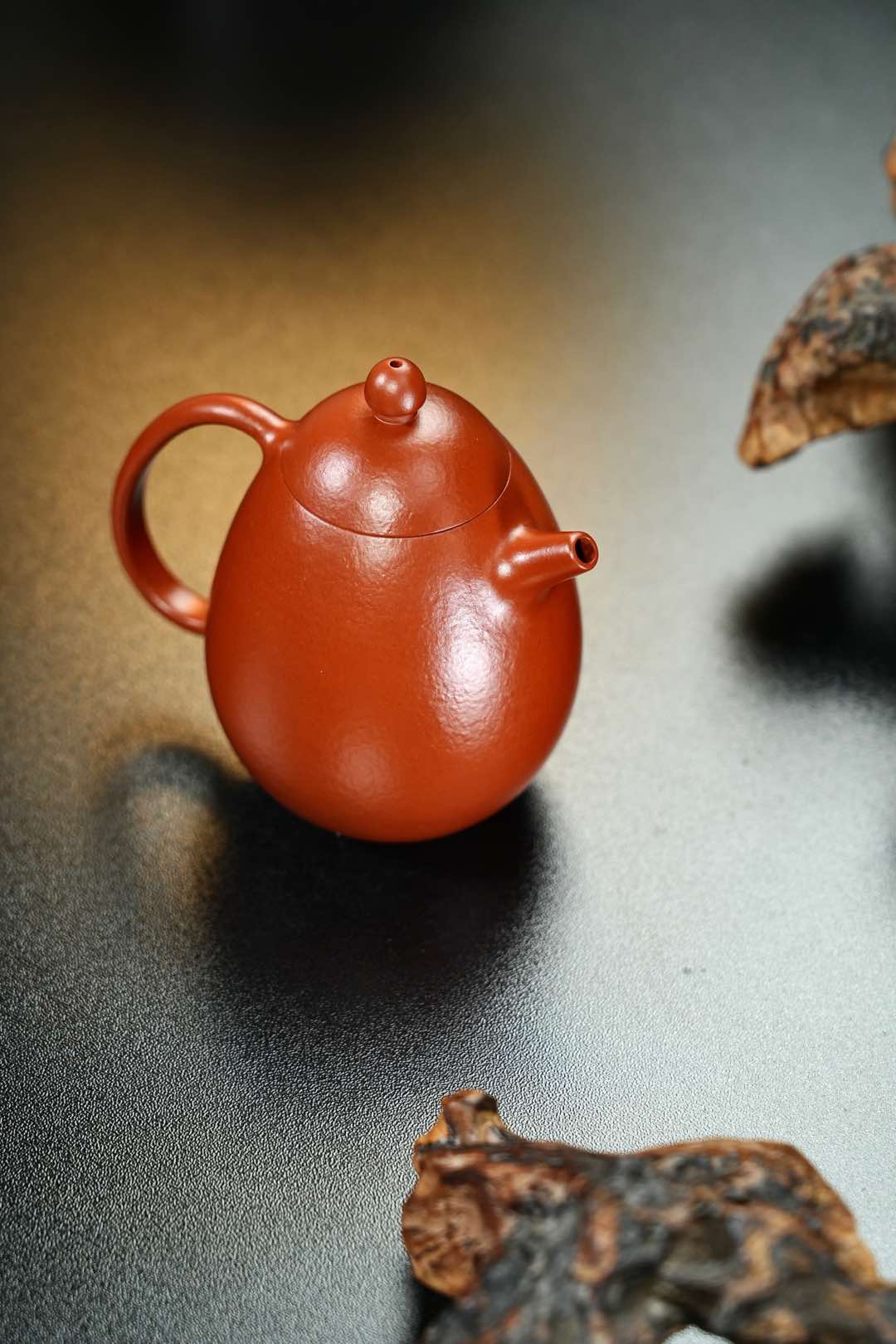 【龙蛋·摹古】 原矿极品朱泥·150cc·7孔