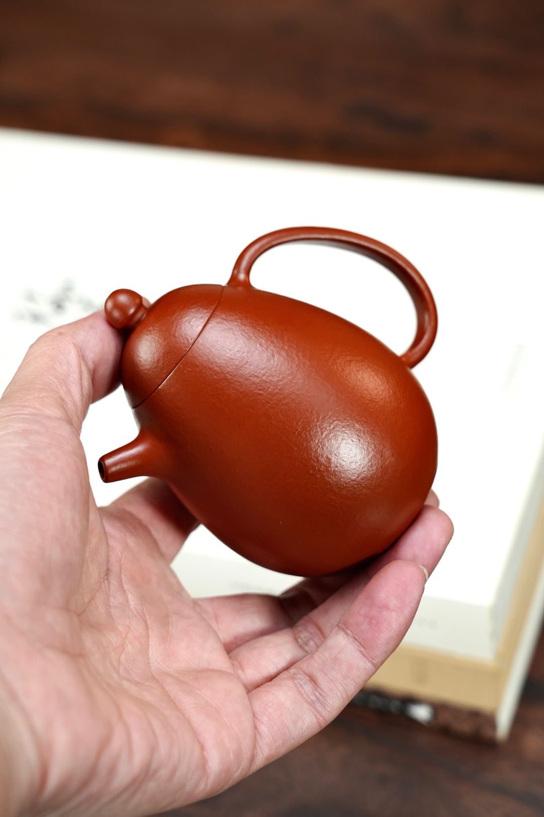 【龙蛋·摹古】 原矿极品朱泥·150cc·7孔