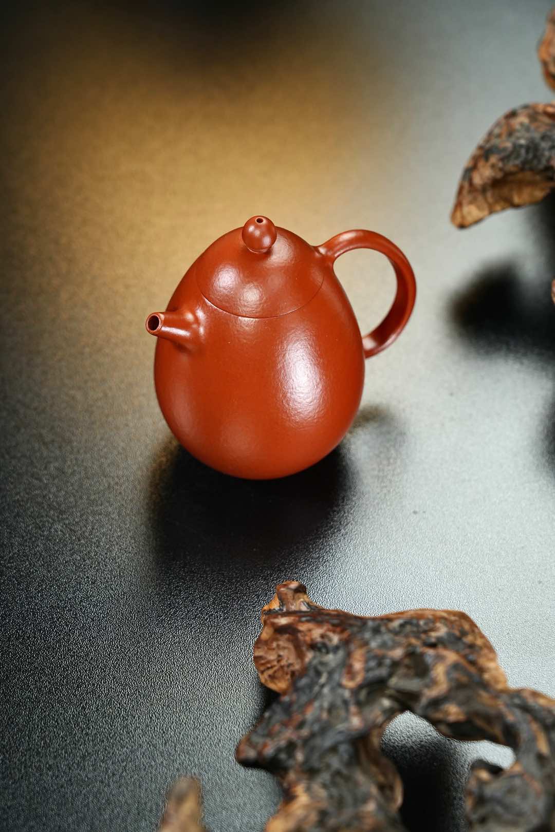 【龙蛋·摹古】 原矿极品朱泥·150cc·7孔