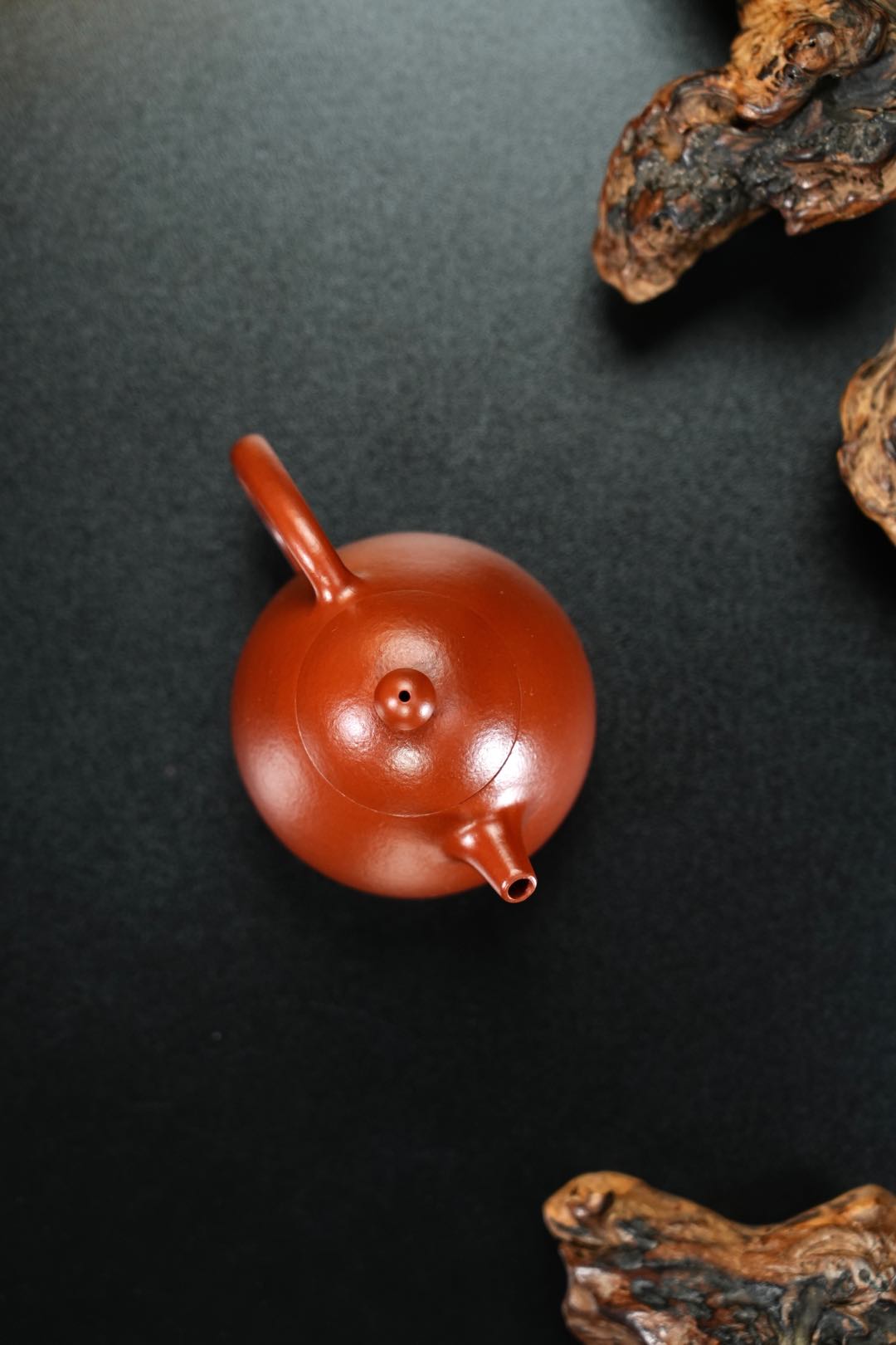 【龙蛋·摹古】 原矿极品朱泥·150cc·7孔