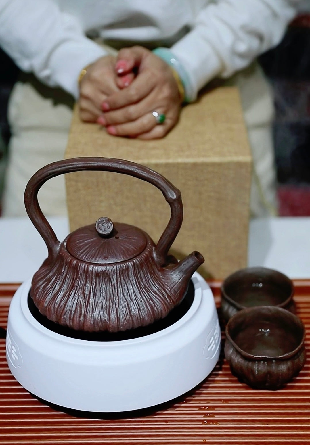 煮水壶套装推荐【提梁煮茶壶套组】500cc煮茶壶一个2小杯明火电陶炉煤气灶都可烧