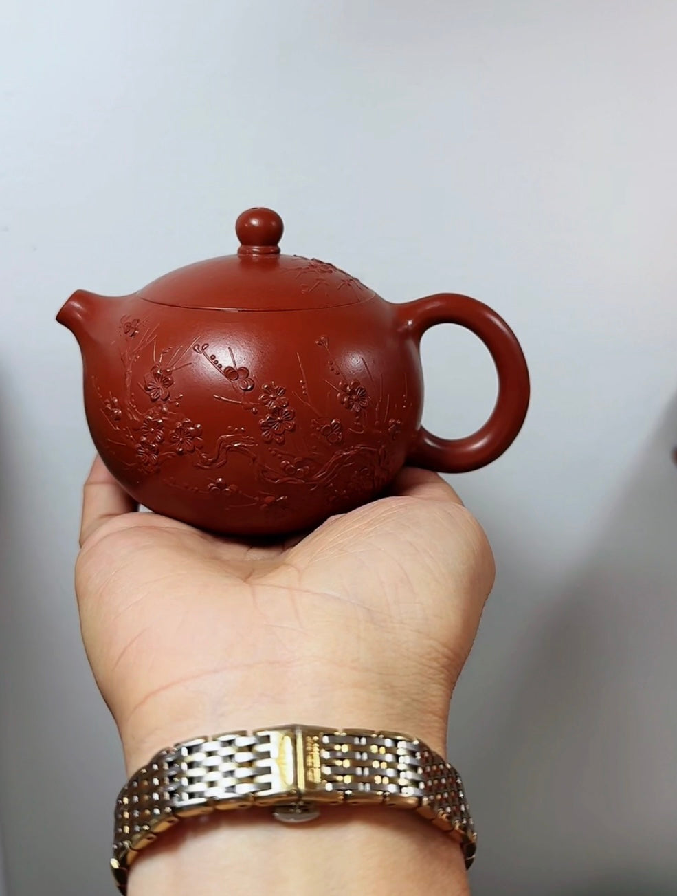 旅行壶套装【梅花西施乳套组】原矿大红袍 一壶二杯 壶200cc小杯45cc