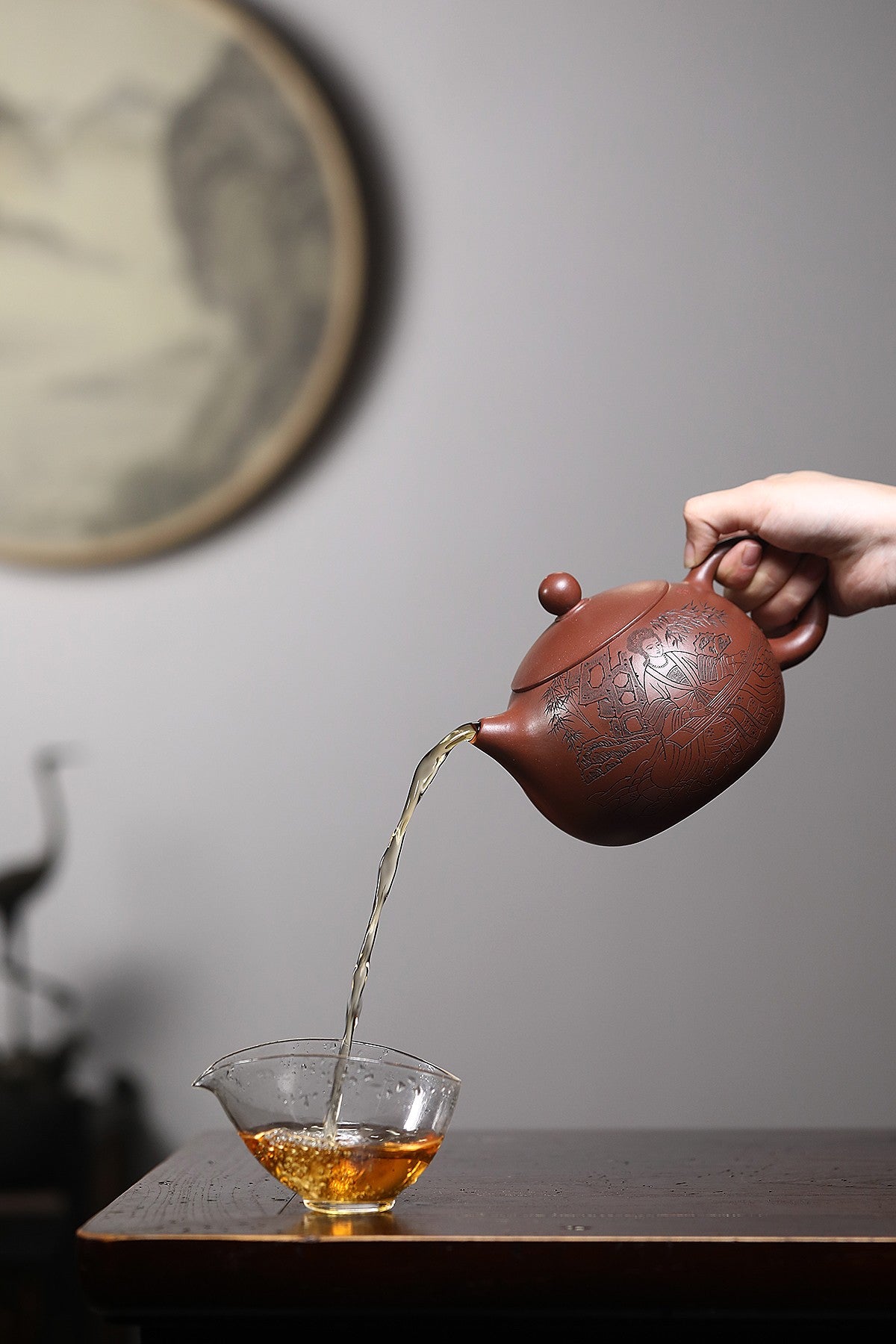 研高经典之作【西施】极品底槽清720cc韩小虎 研究员级高级工艺美术师