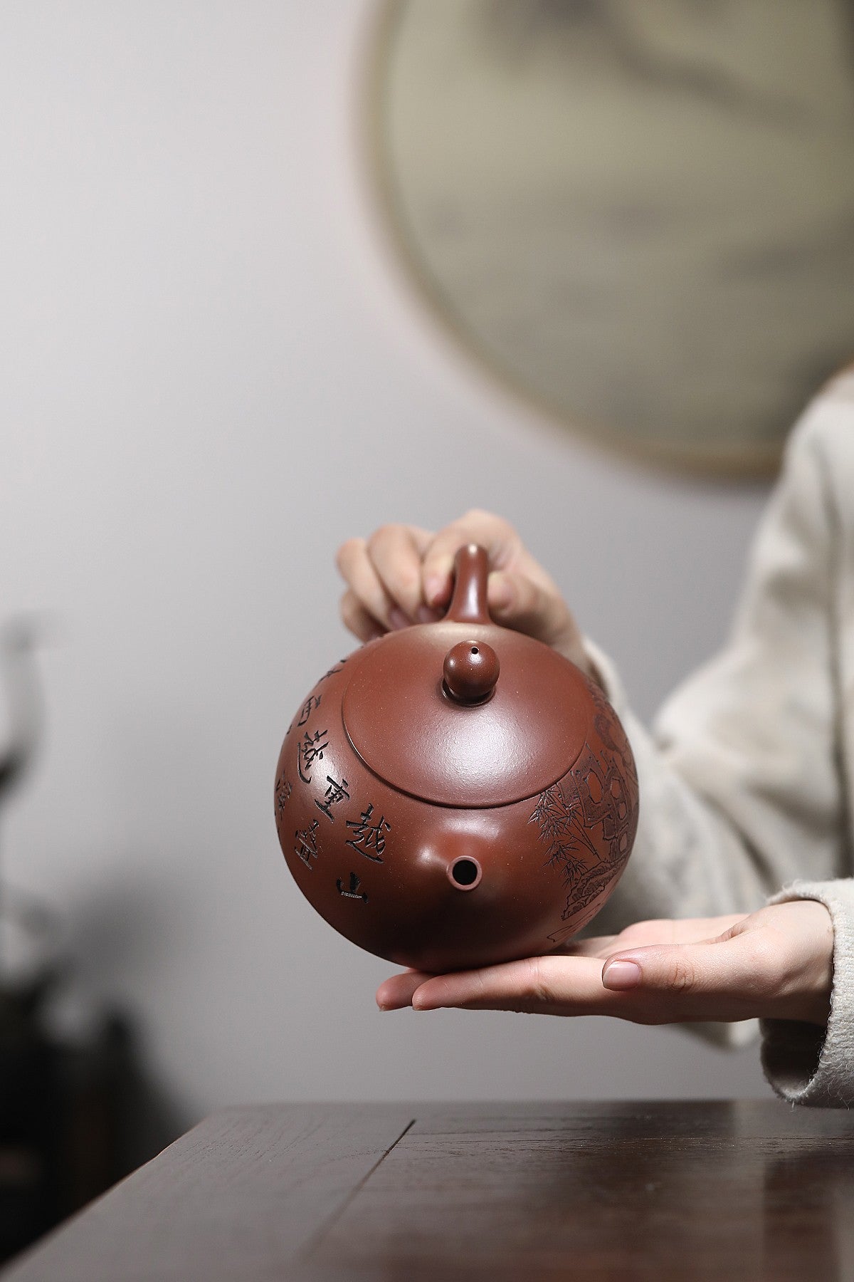 研高经典之作【西施】极品底槽清720cc韩小虎 研究员级高级工艺美术师