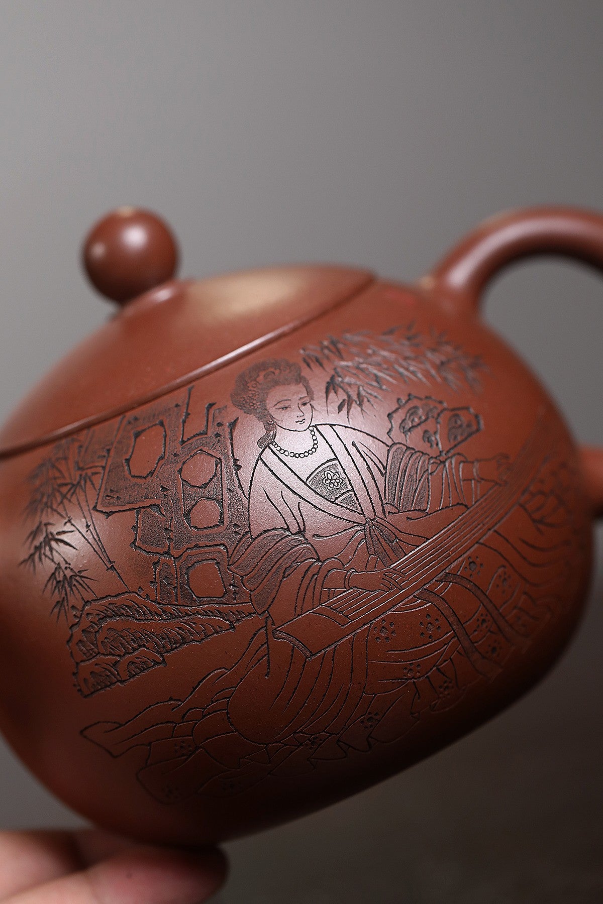 研高经典之作【西施】极品底槽清720cc韩小虎 研究员级高级工艺美术师