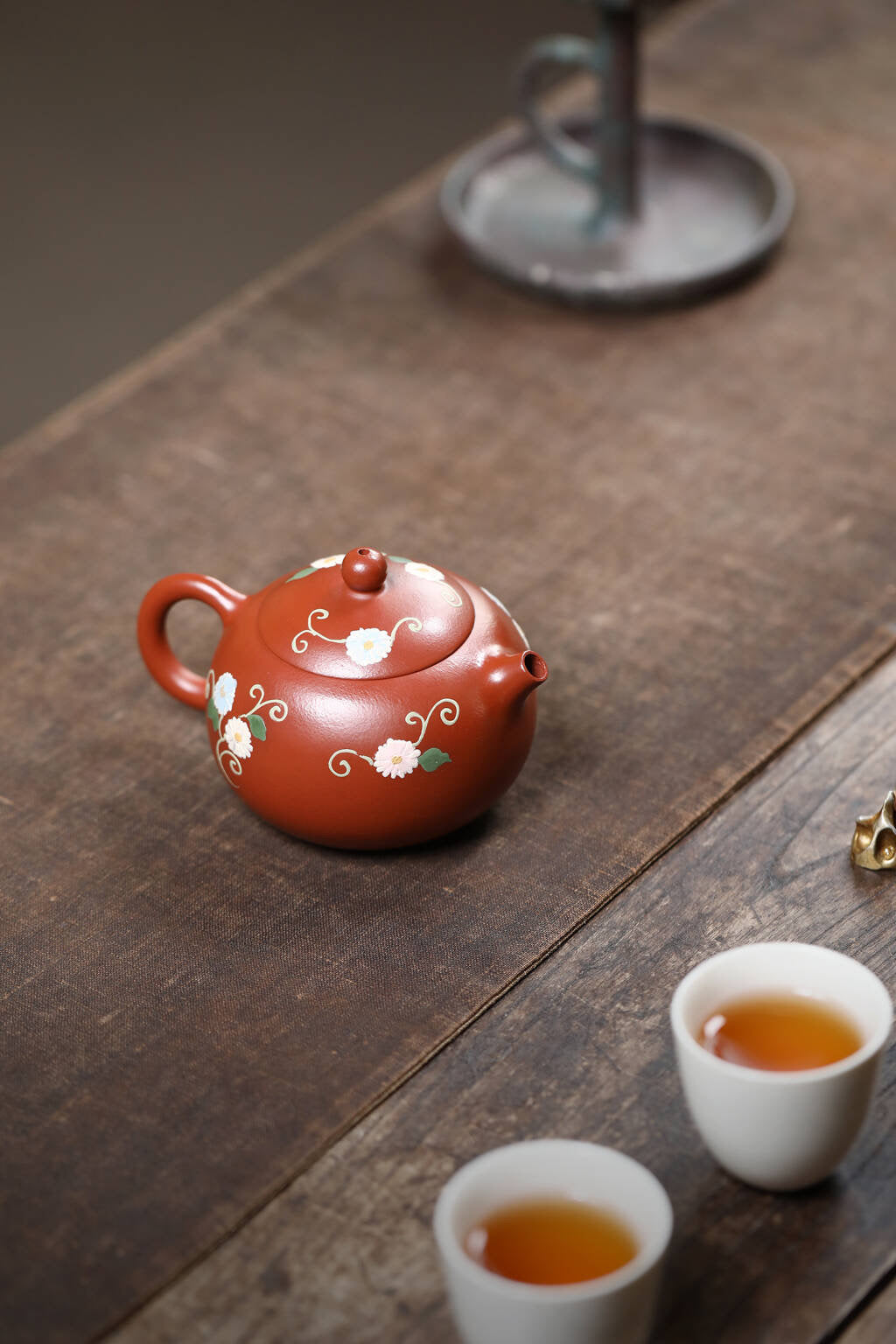 西施·朱泥 精工•泥绘 容量 160cc内推球孔