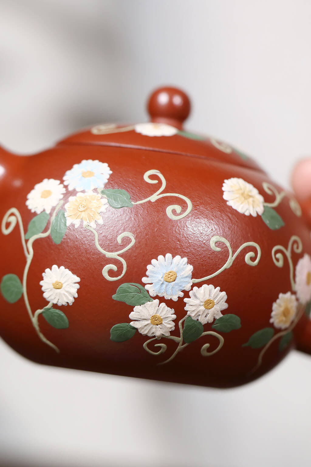 西施·朱泥 精工•泥绘 容量 160cc内推球孔