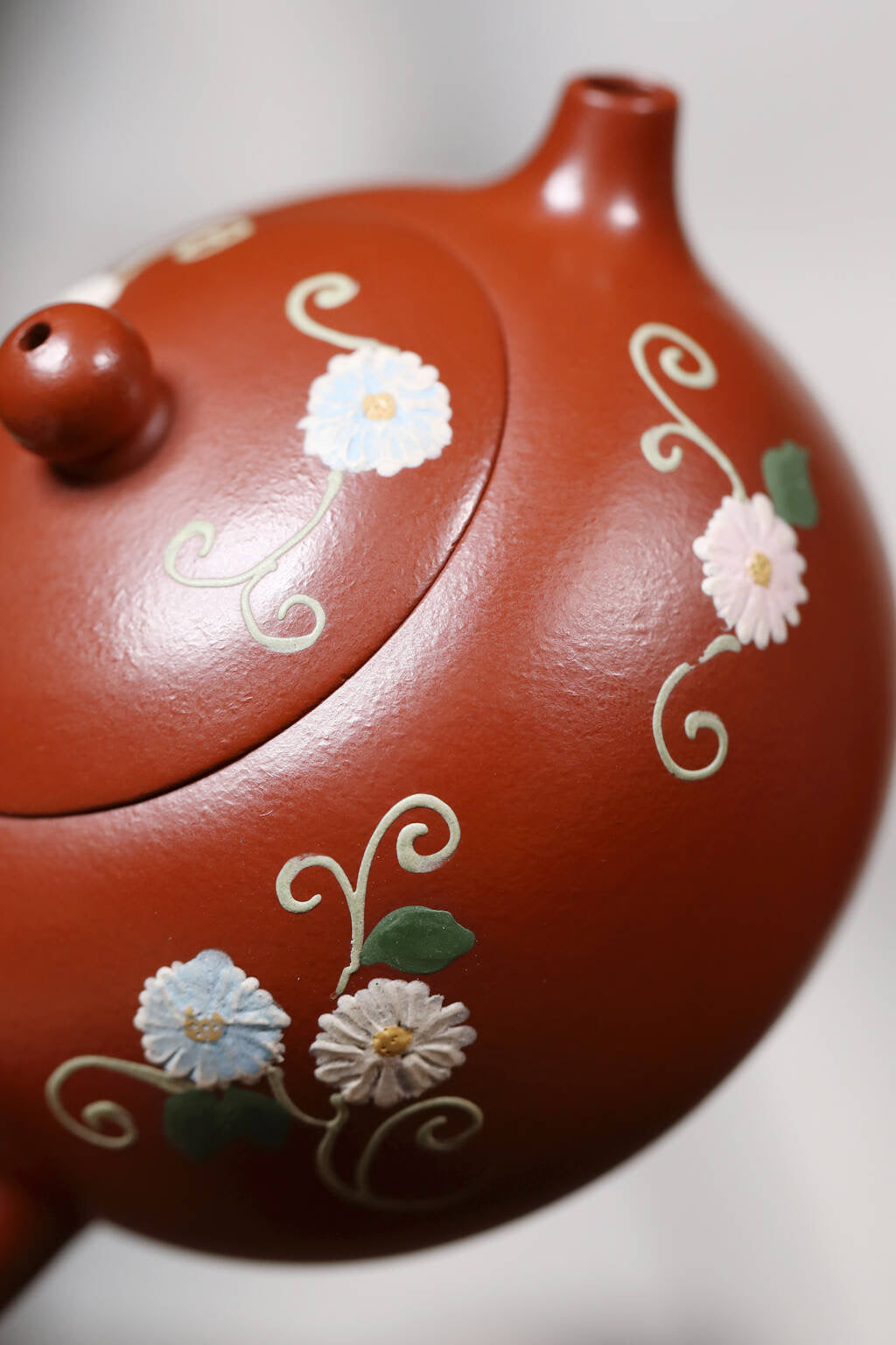 西施·朱泥 精工•泥绘 容量 160cc内推球孔