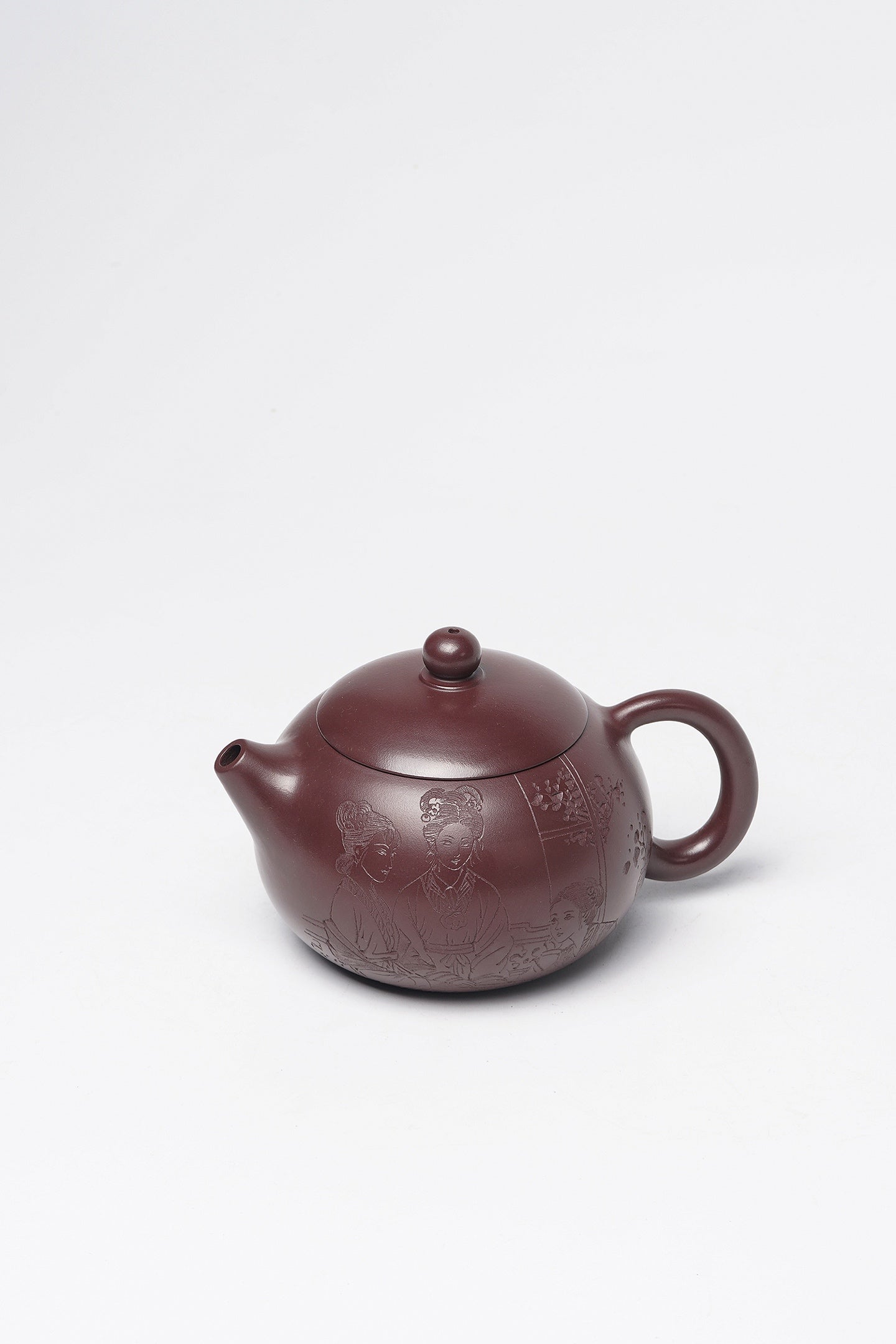 收藏重器 研高佳作 戴静波 西施 极品紫袍玉砂 360cc