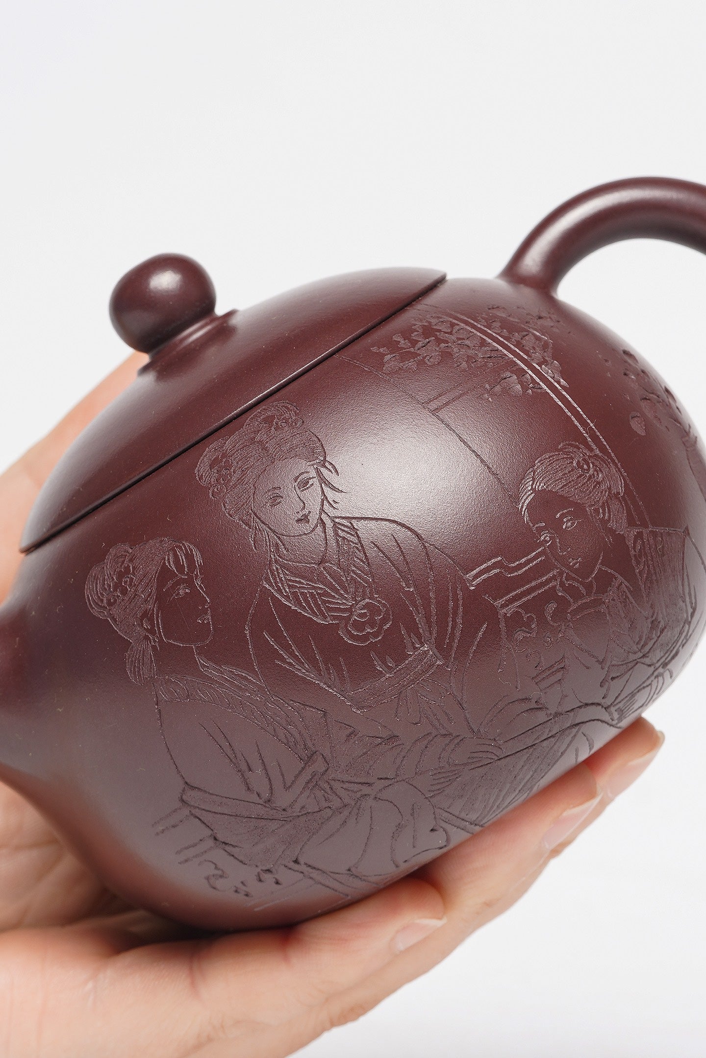 收藏重器 研高佳作 戴静波 西施 极品紫袍玉砂 360cc