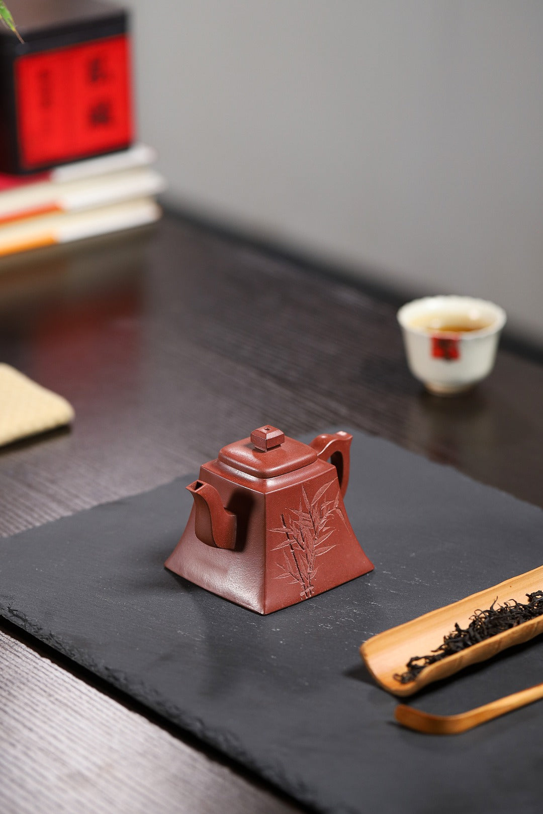 【四方金钟】 泥料原矿底槽清 容量190cc 9孔