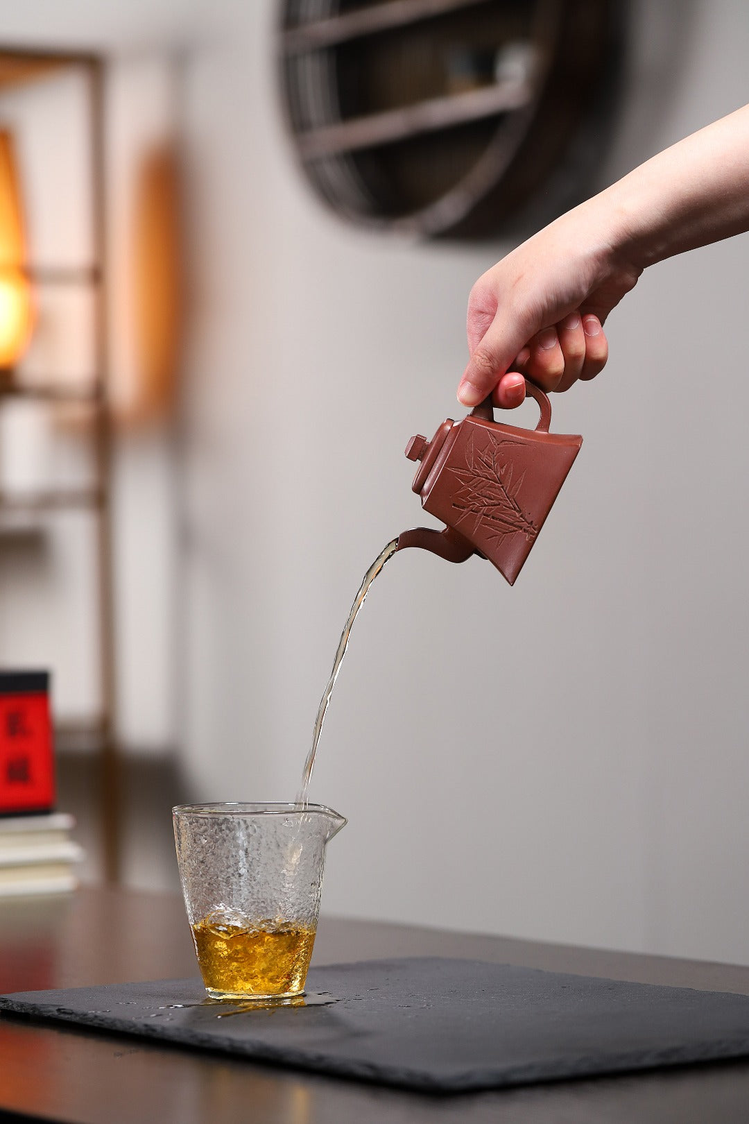 【四方金钟】 泥料原矿底槽清 容量190cc 9孔