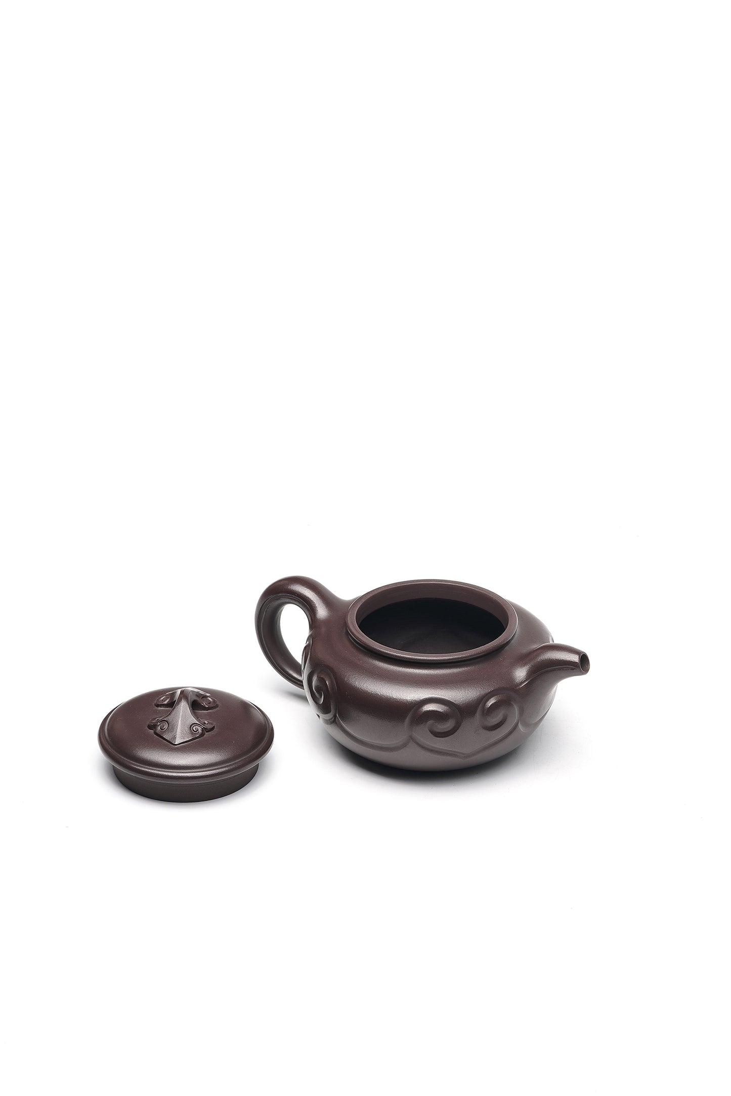 【壶名】仿古如意 【泥料】极品紫泥 【容量】240cc