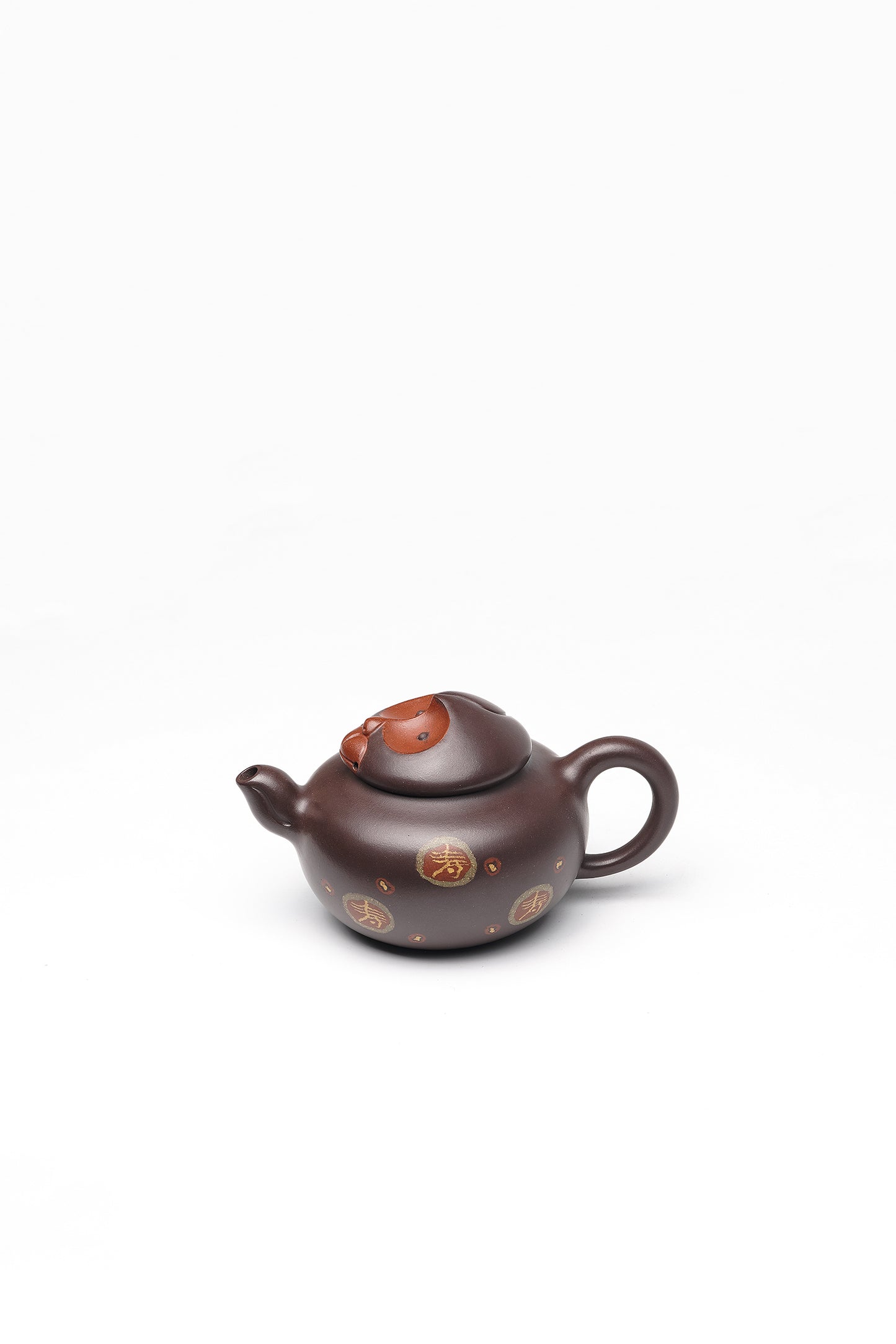【壶名】金猴纳福 【泥料】极品紫泥 【容量】240cc